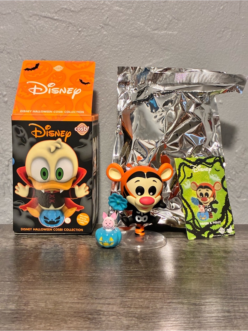 Disney Cosbi Halloween Tigger Figurine